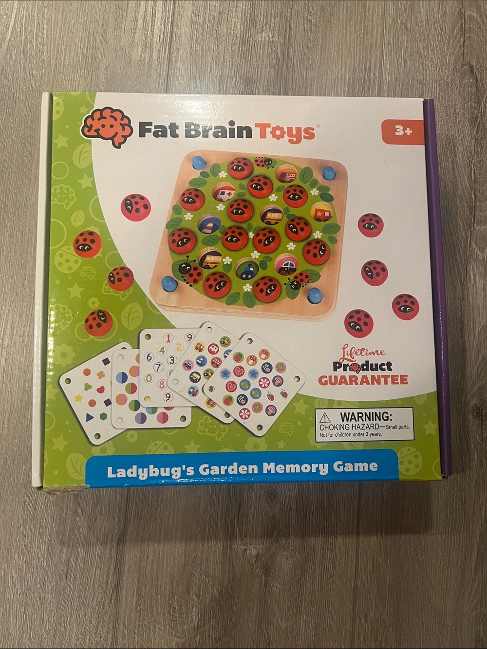 Fat Brain Toys Ladybug's Garden Memory Game NWT NIB